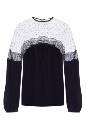 Polka dot sheer top, zdjęcie 1 Polka dot sheer top od Valentino Red